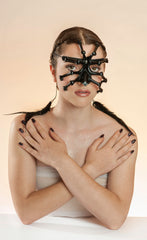 The romantic and provocative handmade leather masks of Wendy Drolma