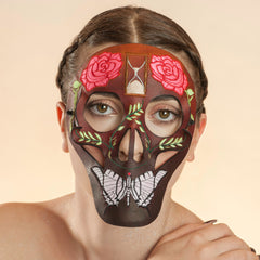 New York maskmaker Wendy Drolma. Gallery for uncompromising masks and headdresses.