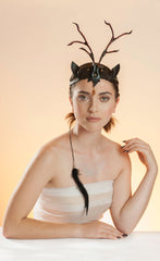 New York maskmaker Wendy Drolma. Gallery for haute couture masks and headdresses.