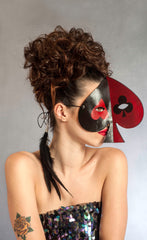 "Johnny B" Handmade Leather Mask by Wendy Drolma