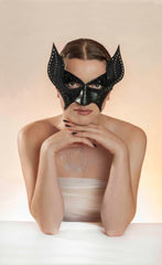 The romantic and provocative handmade leather masks of Wendy Drolma