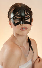 The romantic and provocative handmade leather masks of Wendy Drolma