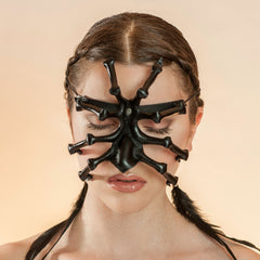 New York maskmaker Wendy Drolma. Gallery for unique masks and headdresses.